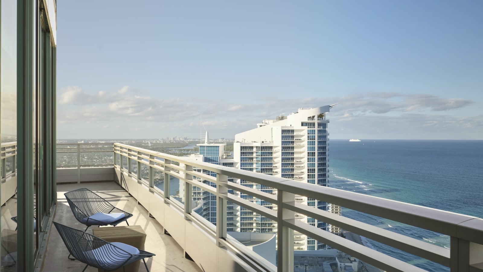 Oceanfront Room with Balcony overlooking the resort and ocean