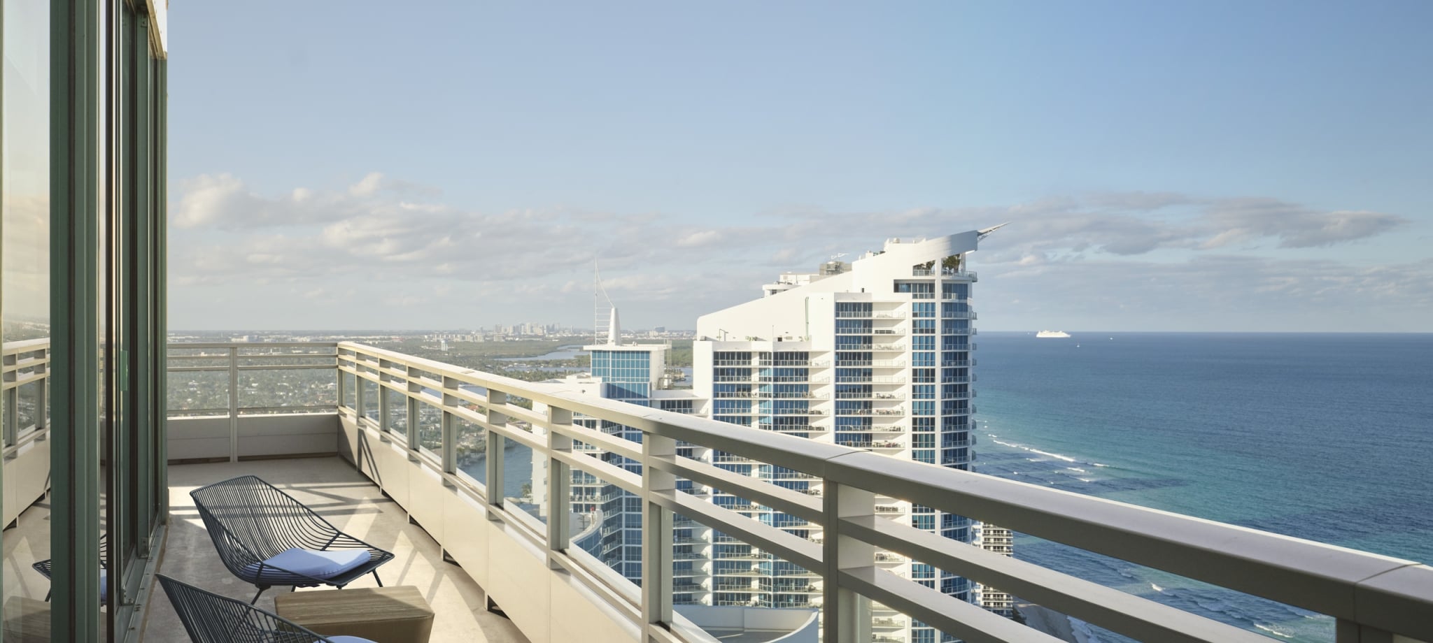 Oceanfront Room with Balcony overlooking the resort and ocean