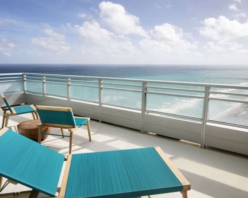 Presidential Suite Balcony at The Diplomat Resort